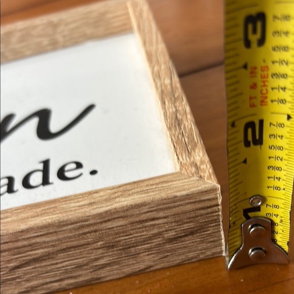 Rustic Wall Sign White & Brown Our Kitchen if I had to stir it, it’s homemade - Picture 5 of 6